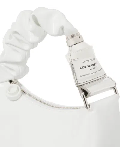 Kate Spade Squeeze Patent Top-handle Bag In True White