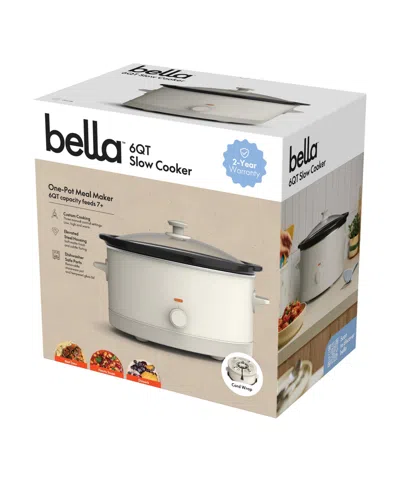 Bella 6-quart Slow Cooker In Oatmilk