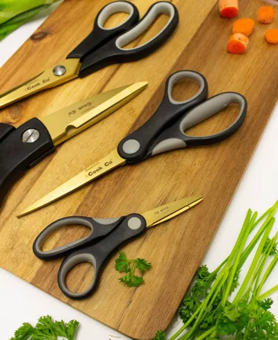 Berghoff Studio 4-piece Stainless Steel Scissors Set In Gold