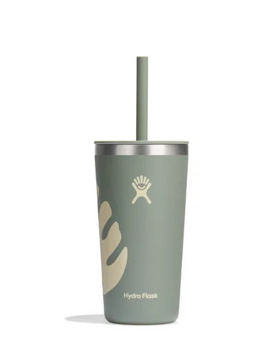 Hydro Flask 20 Oz. All Around Tumbler With Straw Lid In Botanical Bliss Agave