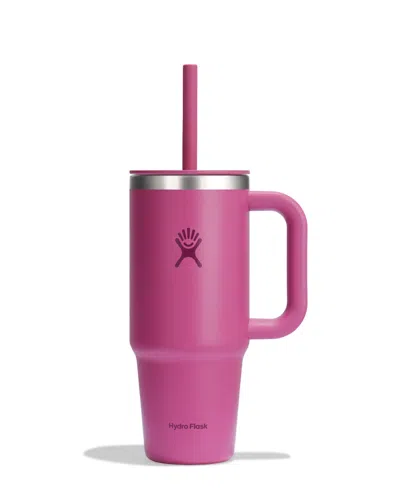 Hydro Flask 24 Oz. Travel Tumbler With Straw Lid In Pink