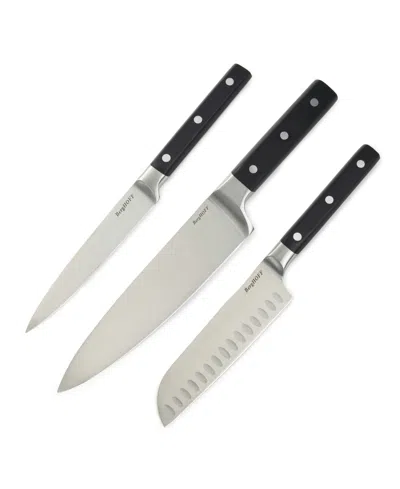 Berghoff Dina Gene 3-piece Knife Set In Black