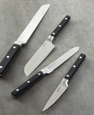 Berghoff Dina Gene 4-piece Knife Set In Black