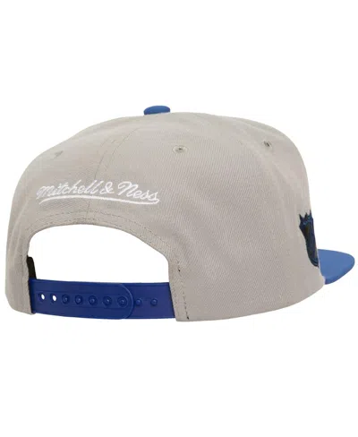 Mitchell & Ness Men's Gray Toronto Maple Leaf's Soul Triple Up Snapback Hat In Gray