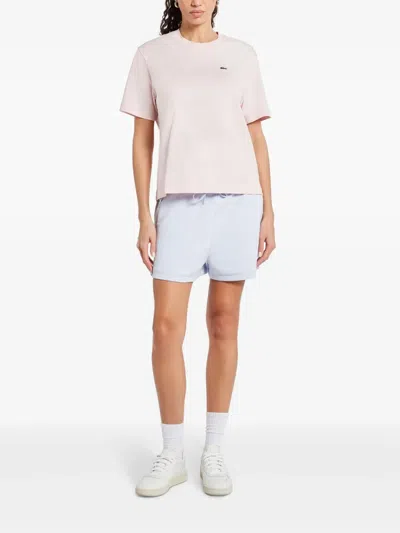 Lacoste T Shirt In Soft Cotton Relaxed Fit In White