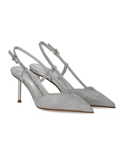 Sergio Levantesi Giulia Silver Slingback Pump In Metallic