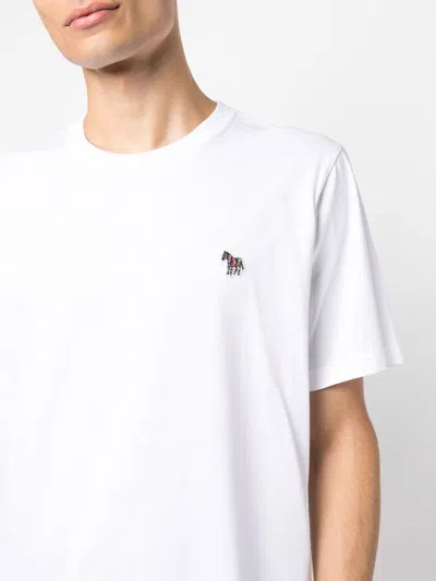 Ps By Paul Smith Ps Paul Smith Organic Cotton T Shirt In White Cotton