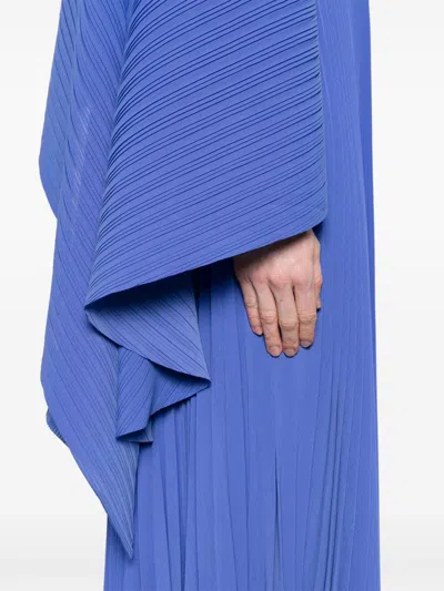 Solace London Maci Maxi Dress In Blue