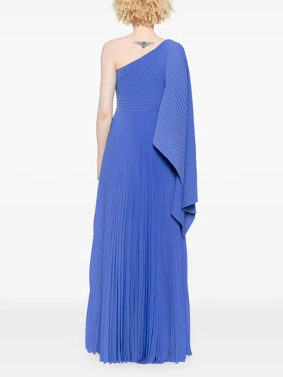 Solace London Maci Maxi Dress In Blue
