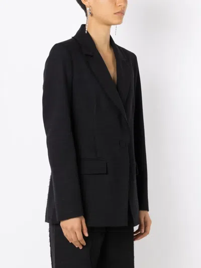 Misci Pequi Single-breasted Blazer In Black