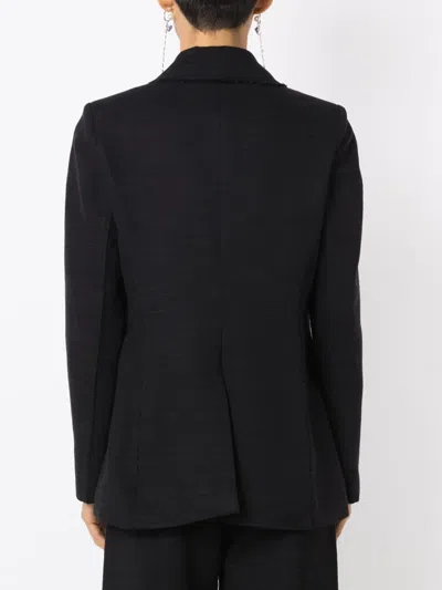 Misci Pequi Single-breasted Blazer In Black