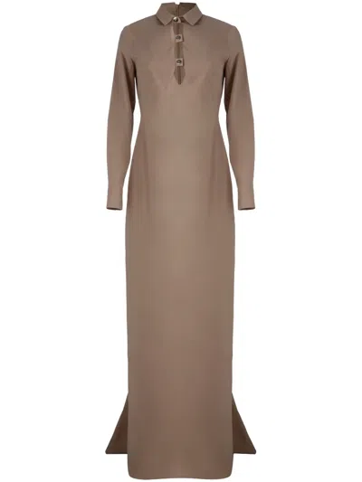 Misci Helena Maxi Dress In Neutrals