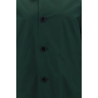 Burberry Reversible Gabardine Overcoat Long Sleeves In Multi