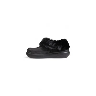 Crocs Black Synthetic Sandal In Black