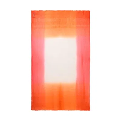 Desigual Orange Polyester Scarf In Orange