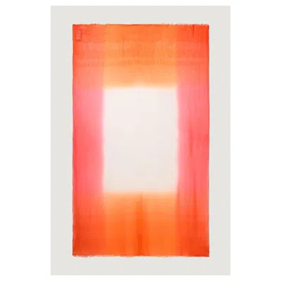 Desigual Orange Polyester Scarf In Orange