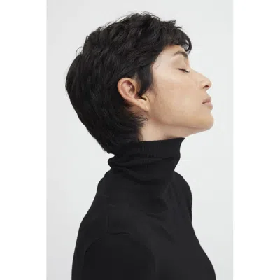 Shop Ichi Black Viscose Women's Sweater