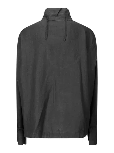 Cini Linen Jacket In Black