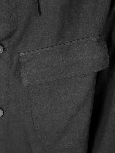 Cini Linen Jacket In Black