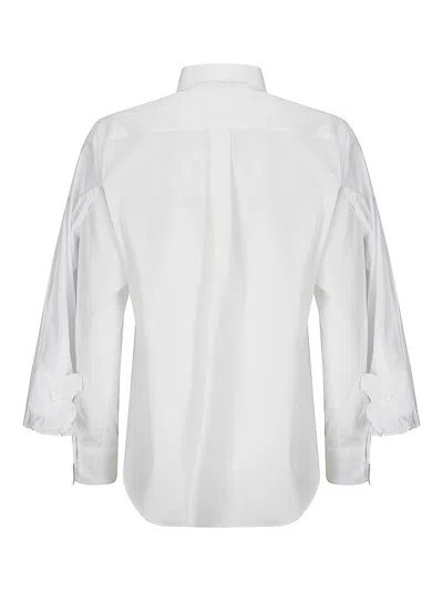 Comme Des Garçons Ladies Blouse In White
