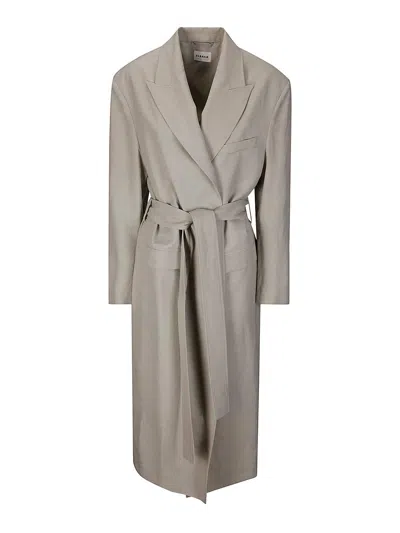 P.a.r.o.s.h Belted Blazer Coat In Light Pink