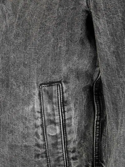 Diesel Distressed Denim Jacket In Denim