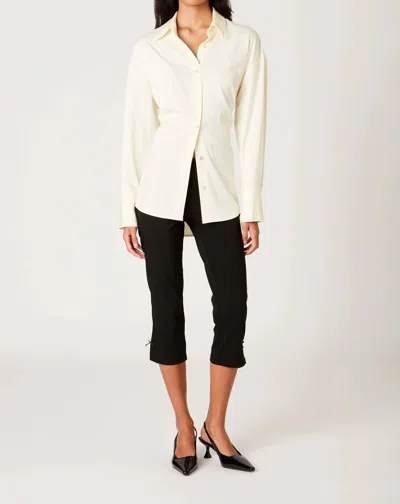Shop Nia Jules Shirt In Ivory In Multi