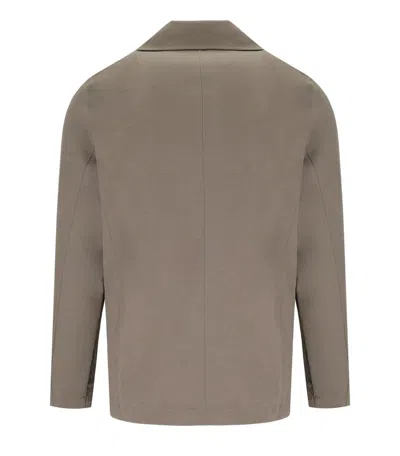 H953 Mud Knitted Peacoat