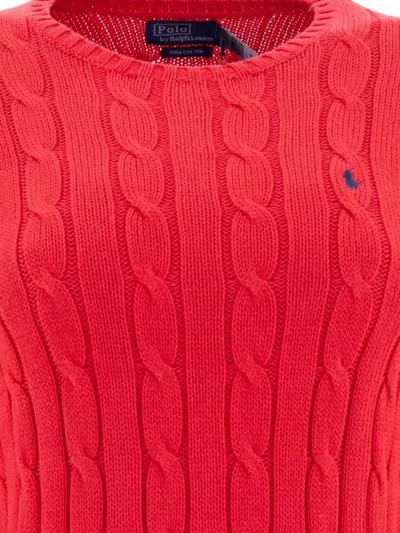 Polo Ralph Lauren Pullover Mit Zopfmuster In Red