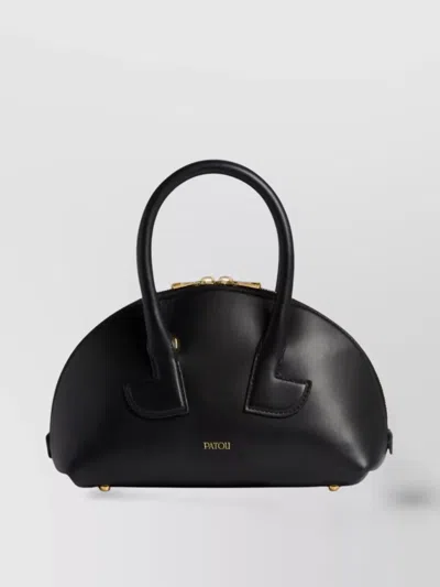 Patou Shoulder Bag Structured Detachable Strap