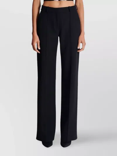 Balmain Crepe Straight-leg Tailored Trousers