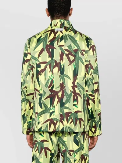 Kenzo Camouflage Pattern Blazer Front Pockets