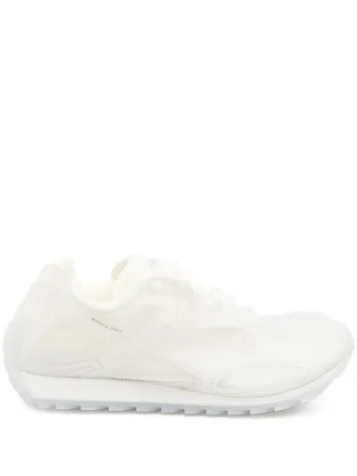 Bottega Veneta Men White Transparent Rubber Orbit Sneakers In Multi