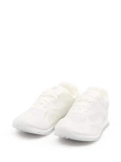 Bottega Veneta Men White Transparent Rubber Orbit Sneakers In Multi