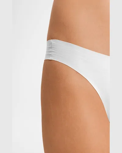 Hanro Invisible Cotton High-cut Briefs In White