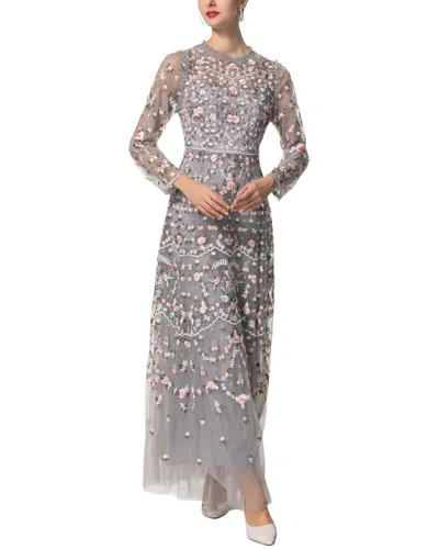 Burryco Maxi Dress In Gray