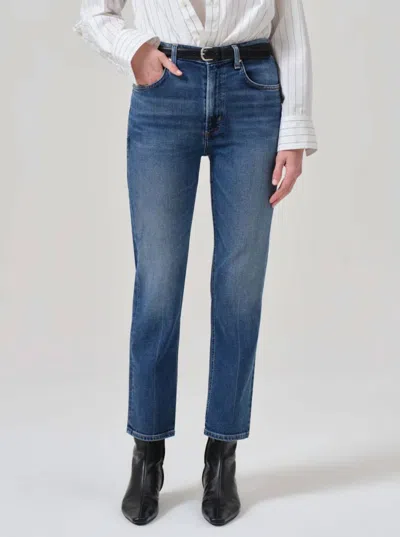 Citizen Of Humanity Citizens Of Humanity Zurie High Waist Nonstretch Ankle Jeans In Multi