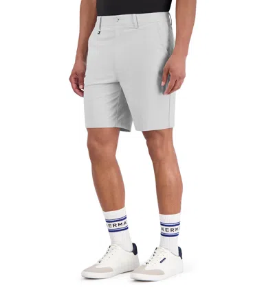 Ben Sherman Men's Golf 4-way Stretch Tech Shorts In Light Gray