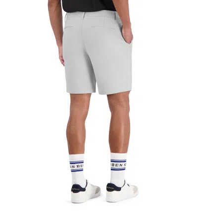 Ben Sherman Men's Golf 4-way Stretch Tech Shorts In Light Gray