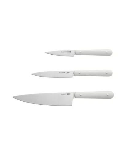 Berghoff Leo Glints 3-piece Starter Knife Set In Spirit