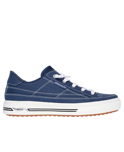 Skechers Arch Fit Arcade Womens Sneakers In Blue