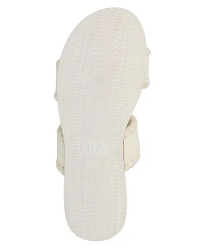 Mia Women's Vada Braided Sandals In Bone In Bone