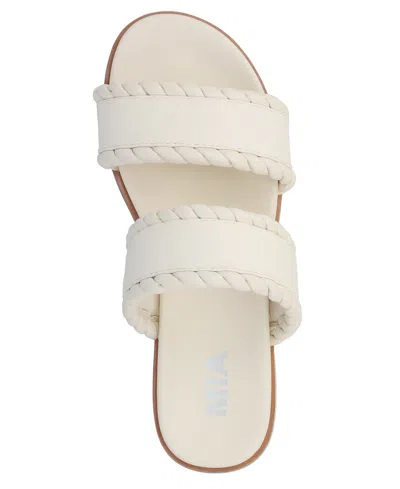 Mia Women's Vada Braided Sandals In Bone In Bone