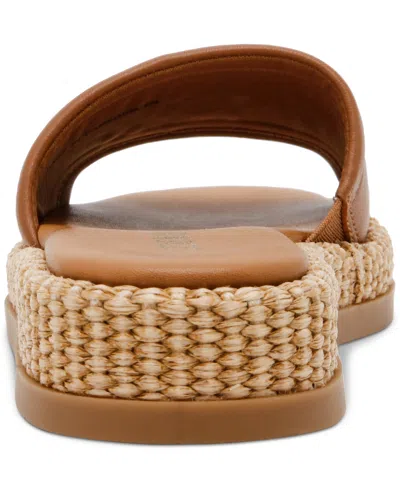 Steve Madden Women's Boardwalk Espadrille Slide Sandals In Tan