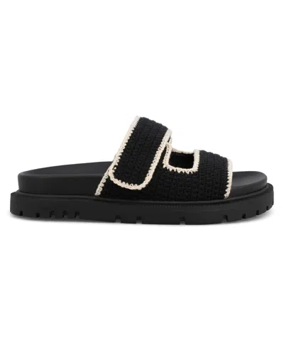 Mia Women's Gabri Sandal In Black/cream In Black