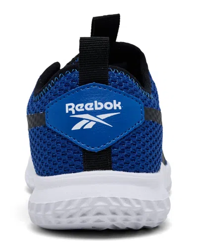 Reebok Big Kids Rush Runner Slip-on Casual Sneakers From Finish Line In Blue,black