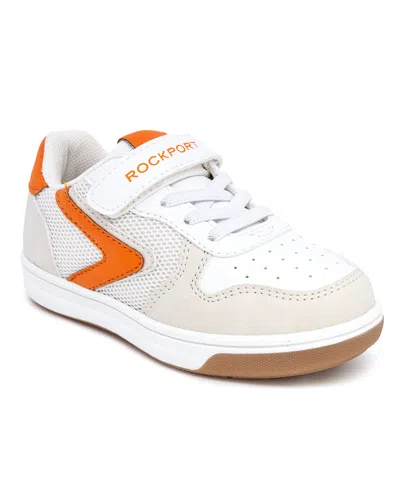 Rockport Toddler And Little Boys Hoffman Casual Sneakers In Bone,orange