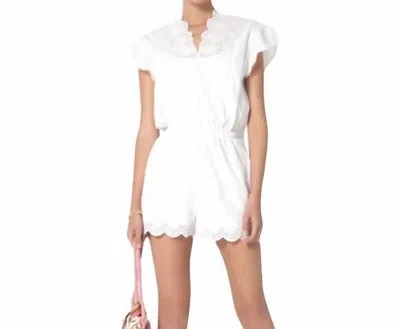 Tart Collections Adelaide Eyelet Romper In White In White