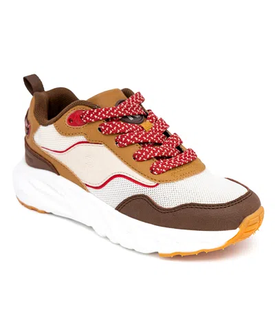 Rockport Little And Big Boys Jasper Athletic Sneaker In Tan Multi