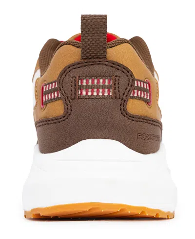 Rockport Little And Big Boys Jasper Athletic Sneaker In Tan Multi